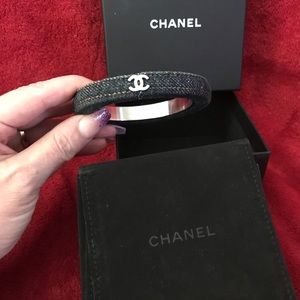 COPY - CHANEL denim jean bracelet